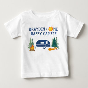 Joyeux Camper Boys Premier Anniversaire T-Shirt