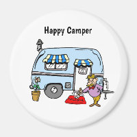 Joyeux Camper Trailer Magnet