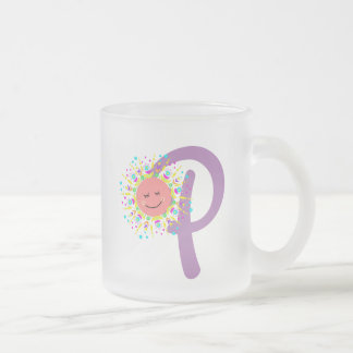 Joyeux carburant "P" Café en verre congelé Mug