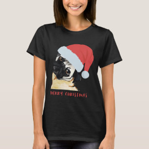 Joyeux Carlin de Noël avec T-shirt classique de Sa