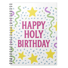 Joyeux Carnet Saint-Anniversaire-Chrétien pour enf