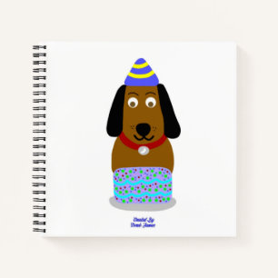 Joyeux Carnet Spiral de la Coupe d'anniversaire