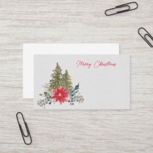 Joyeux Carte de visite cadeau de Noël