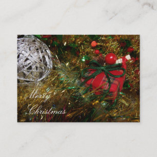 Joyeux Carte de visite de Noël