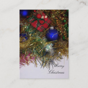 Joyeux Carte de visite de Noël