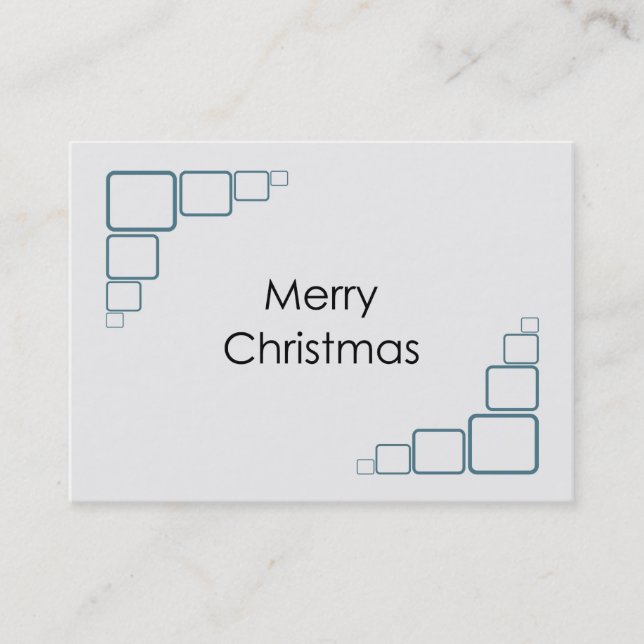 Joyeux Carte de visite de Noël (Devant)