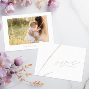 Joyeux Carte photo de la Journée de l'amour