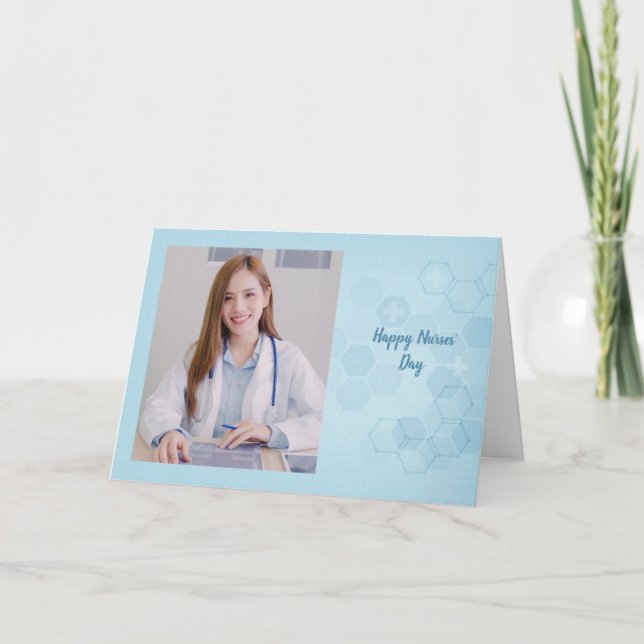 Joyeux Carte photo de la Journée des infirmières (Devant)