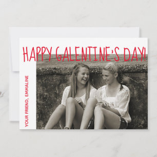 Joyeux Carte photo de la Saint-Galentin