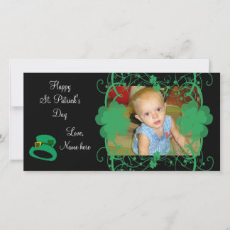 Joyeux Carte photo de la Saint Patrick