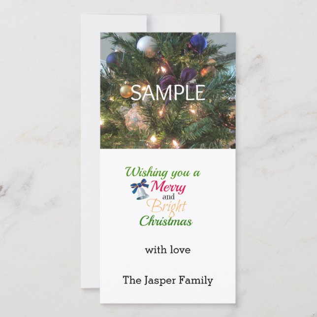 Joyeux Carte photo de Noël (Devant)