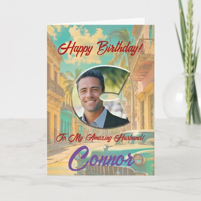 Joyeux Carte photo de voeux d'anniversaire (Devant)