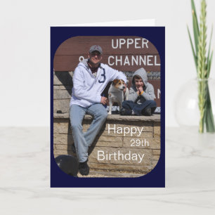 Joyeux Carte photo du 29e anniversaire par Janz