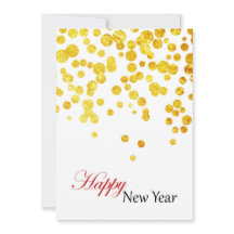 Joyeux Carte photo du Nouvel An | Pièces d'or Luck