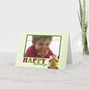 Joyeux Carte photo personnalisé Angel Vacances