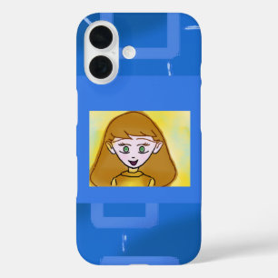 Joyeux Carton bleu géométrique iPhone / coque ipad