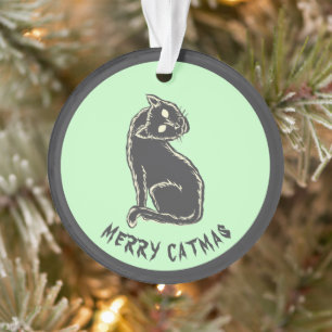 Joyeux Catmas Éffrayant Chat Noël