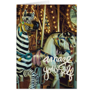 Joyeux Cheval et Zebra Vous émerveiller
