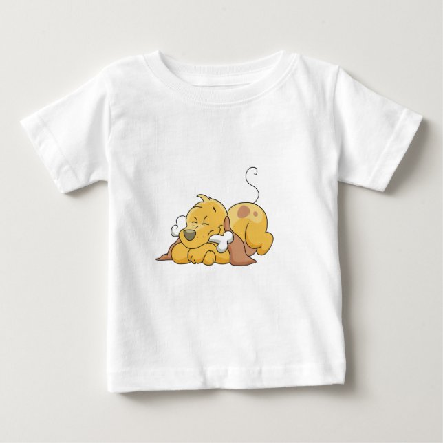 Joyeux Chien avec T-shirts et cadeaux d'os (Devant)