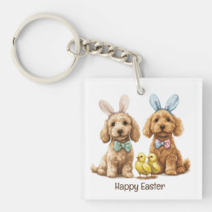 Joyeux Chiens Goldendoodle de Pâques