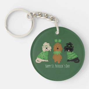 Joyeux Chiens Goldendoodle Jour de la Saint Patric