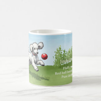 Joyeux Chiot Jouer Haiku Mug