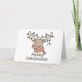 Joyeux Chrismoose - Carte de Noël Drôle