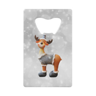 Joyeux Christmoose portant un chapeau Ouvre-bout