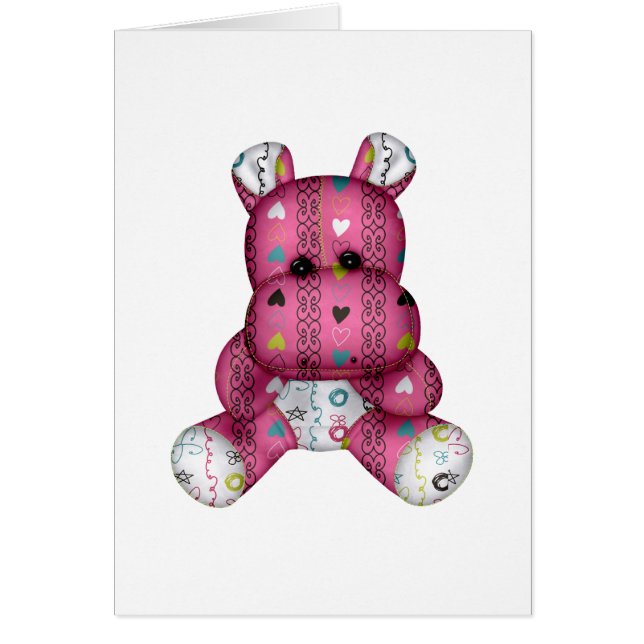 joyeux coeur griffé hippo (Devant)