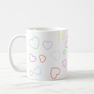 Joyeux Coeur Joueur Et Coloré Mug