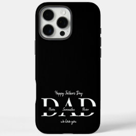 Joyeux coque iphone de Fête des pères avec les nom