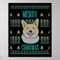Joyeux Corgmas Ugly Christmas Corgi