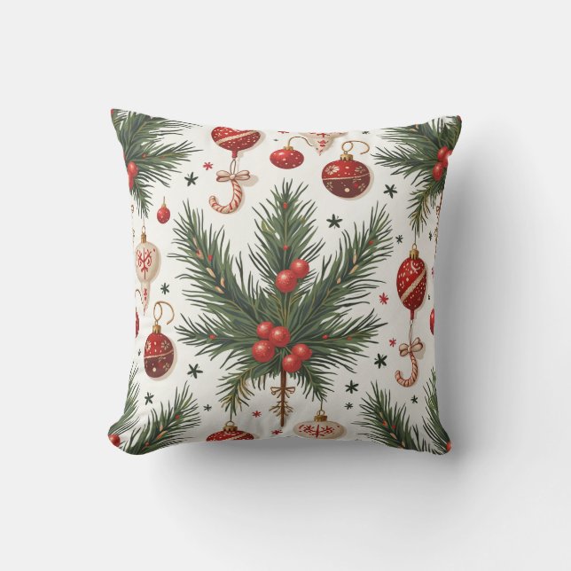Joyeux coussin coussin de noël (Recto)