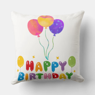 Joyeux Coussins d'anniversaire   Coussin d'anniver