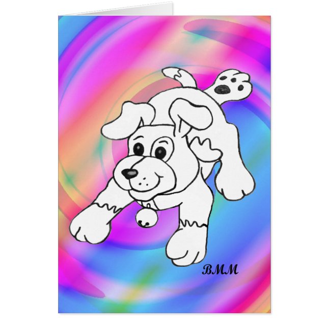 Joyeux dessin au crayon de charbon de bois (Devant)