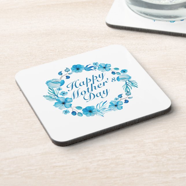 Joyeux Dessous de verre de la Fête des Mères Flora (Côté gauche)