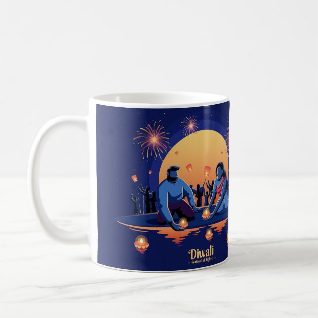 Joyeux Diwali Mug (Gauche)