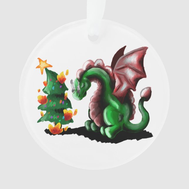 Joyeux dragon de Noël (devant)