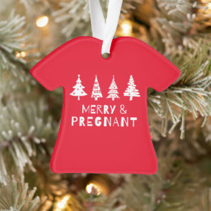 Joyeux et enceinte à Noël