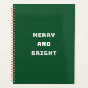 Joyeux et lumineux, Art de Noël vert, Vacances