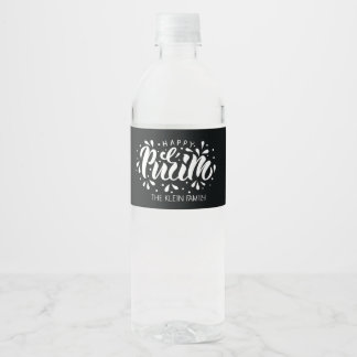 Joyeux Étiquette de bouteille d'eau Purim