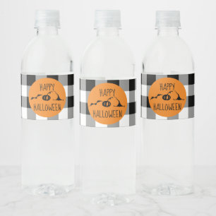 Joyeux Étiquettes de l'eau d'Halloween