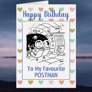 Joyeux facteur d'anniversaire