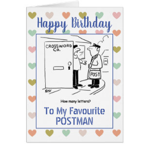 Joyeux facteur d'anniversaire