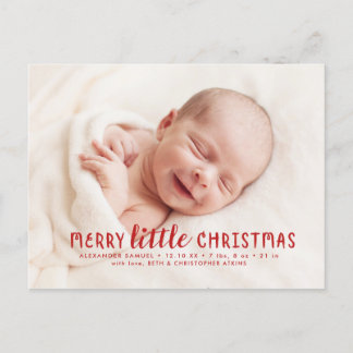 Joyeux Faire-part de naissance de Noël