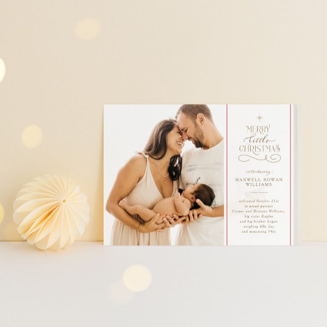 Joyeux Faire-part de naissance de Noël (Créateur téléchargé)