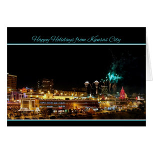 Joyeux Feu d'artifice Kansas City Plaza Lumières