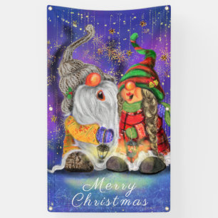 Joyeux Gnomes Noël bannière