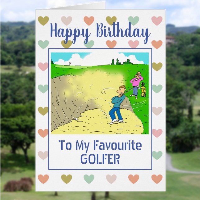 Joyeux golfeur d'anniversaire (Créateur téléchargé)