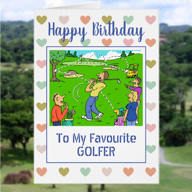 Joyeux golfeur d'anniversaire (Créateur téléchargé)